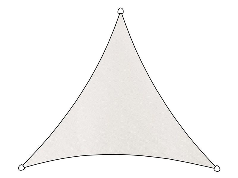 Livin Como Dreieck Polyester 5 Meter Schattentuch