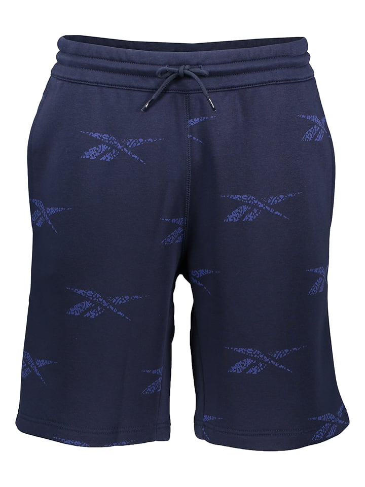 Reebok Sweatshorts in Dunkelblau günstig kaufen