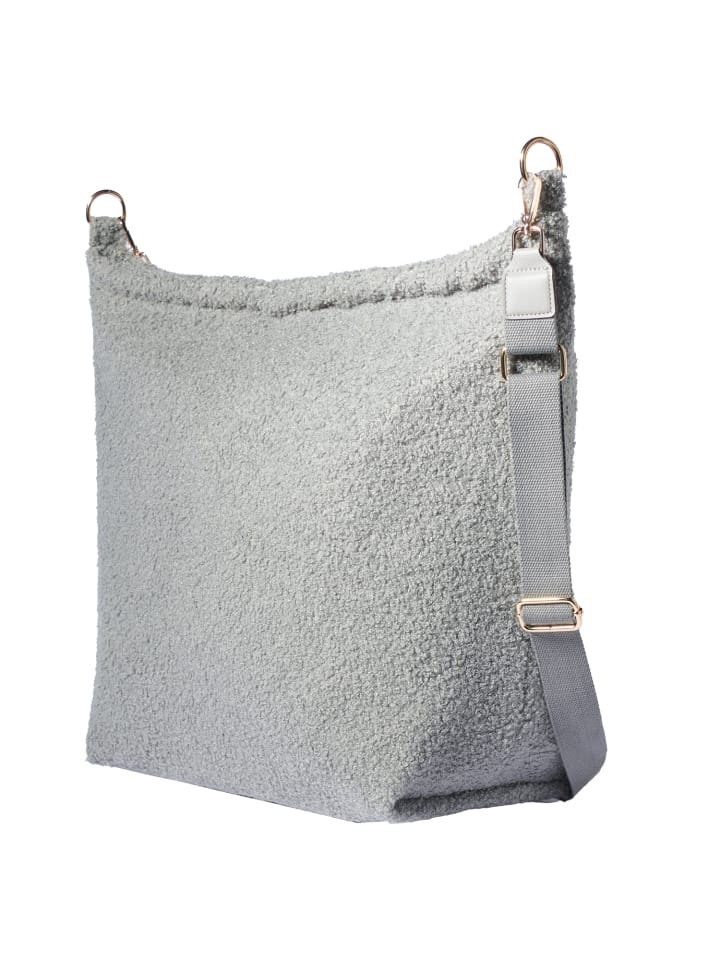nordic coast company  Mom Bag Wickeltasche Teddy Grau günstig kaufen onesize