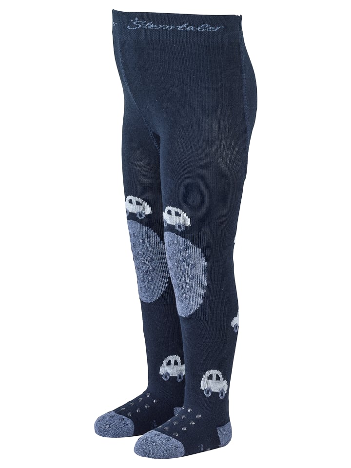 Sterntaler Krabbelstrumpfhose Auto in marineblau günstig kaufen