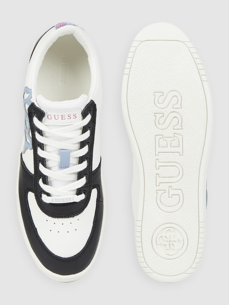 Sneaker aus Leder Modell 'Sidny' in schwarz
