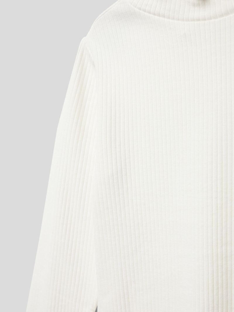 Longsleeve mit Muschelsaum in offwhite