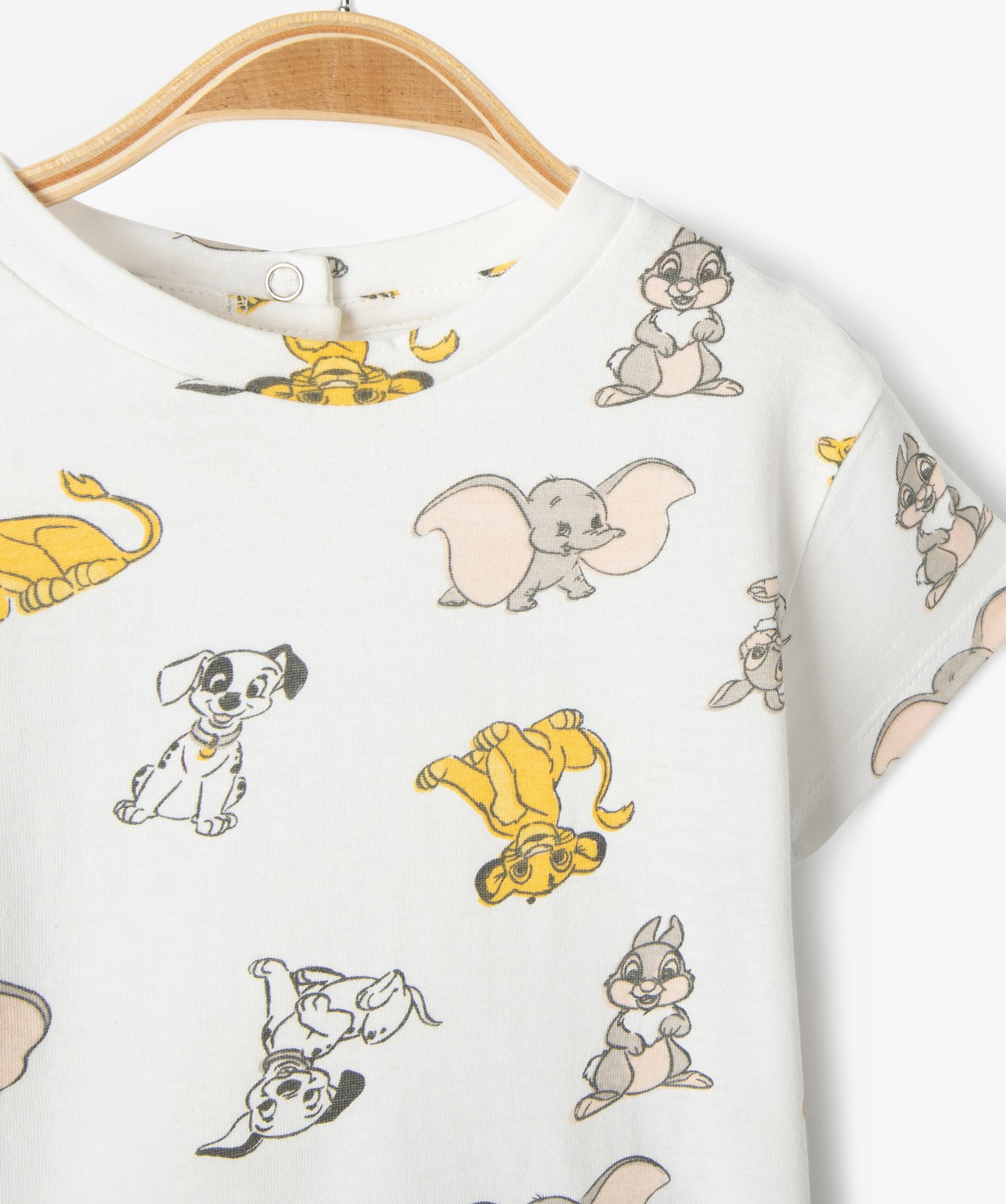 Tee-shirt bébé à manches courtes imprimé - DS ecru | GEMO