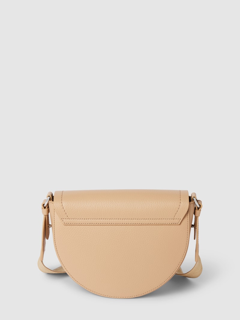 Saddle Bag mit Label-Detail Modell 'BLAIRE' in beige