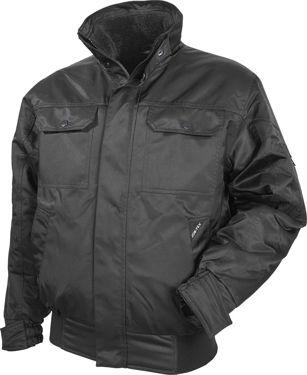JOB Arbeitsjacke JOB-TEX Winter-Pilotjacke RAINMAN schwarz