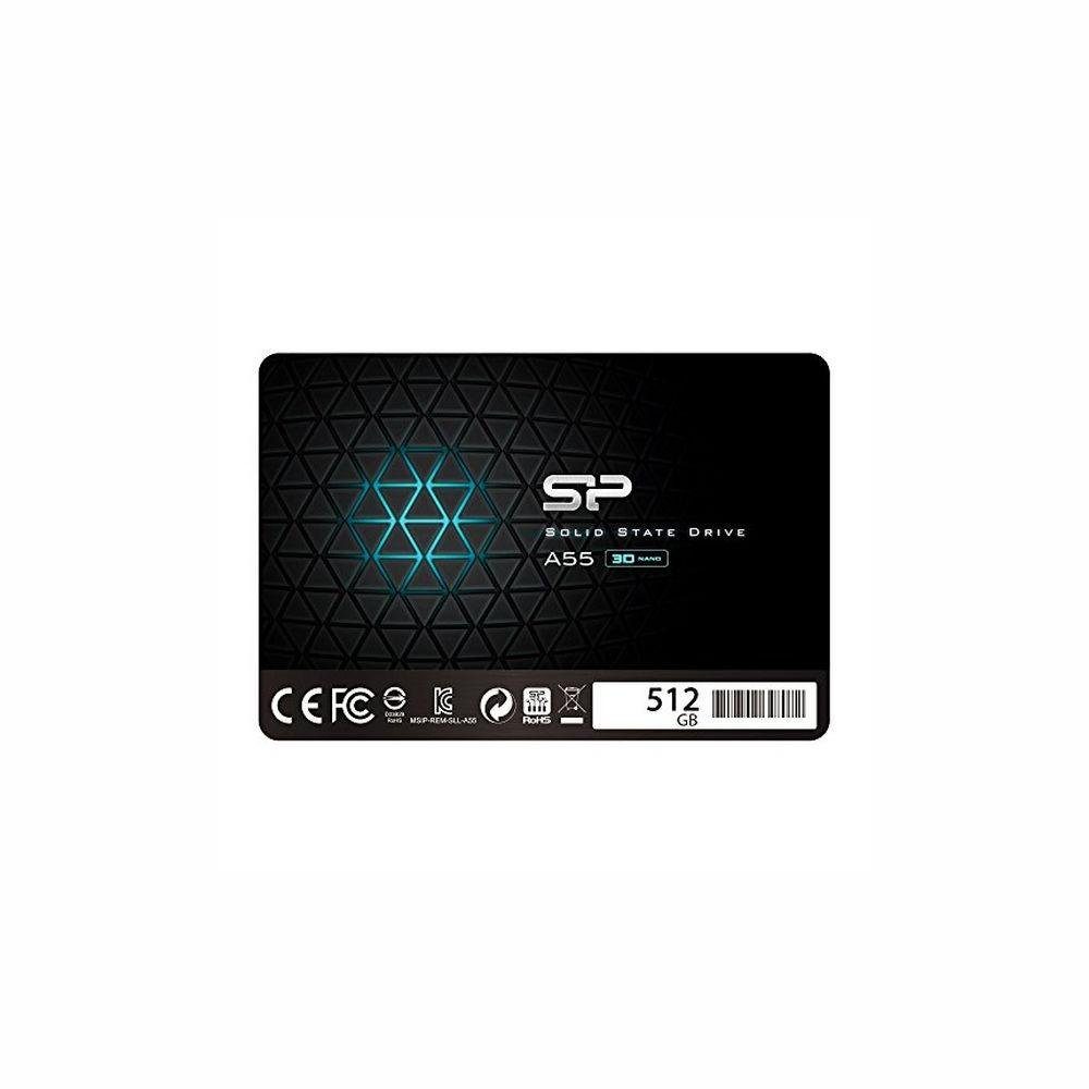 SILICON POWER Festplatte Silicon Power SP512GBSS3A55S25 512 GB SSD interne Gaming-SSD