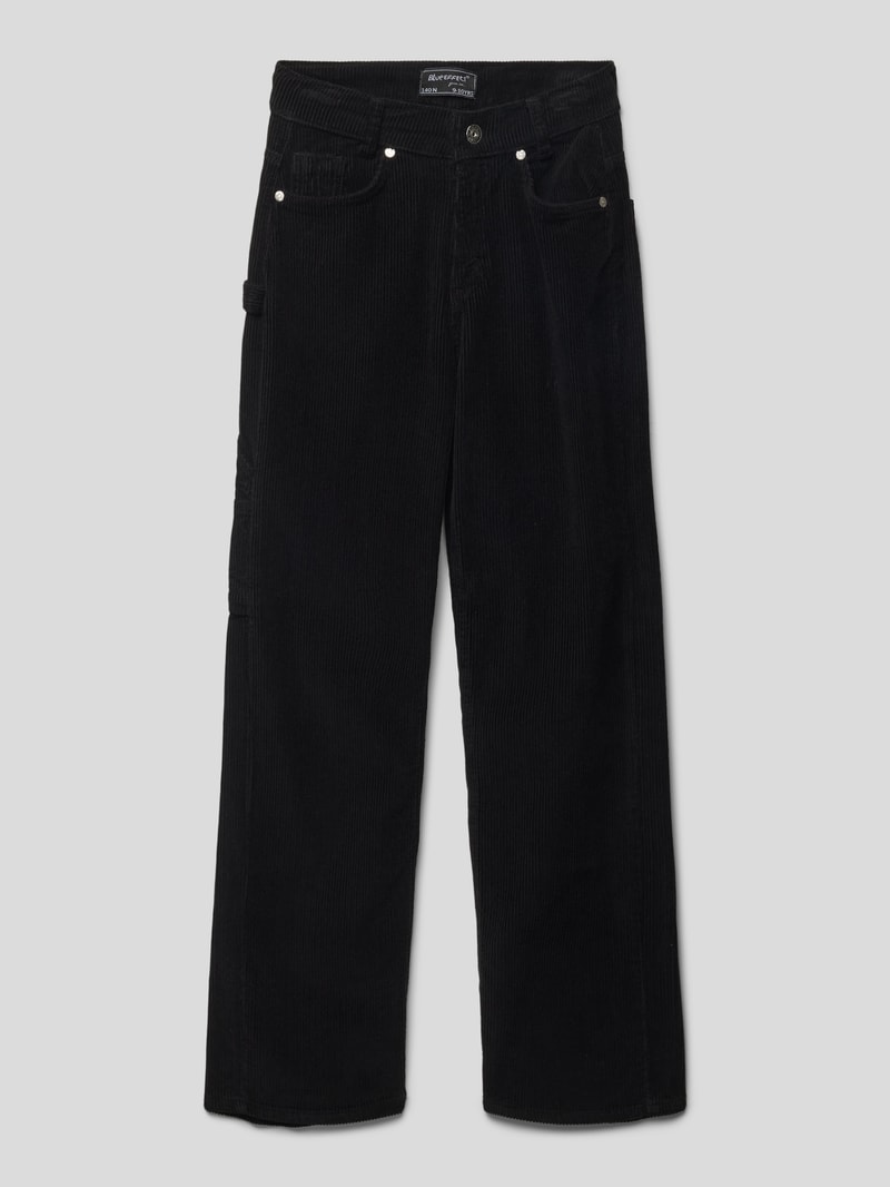 Hose aus Cord Modell 'Corduroy' in schwarz