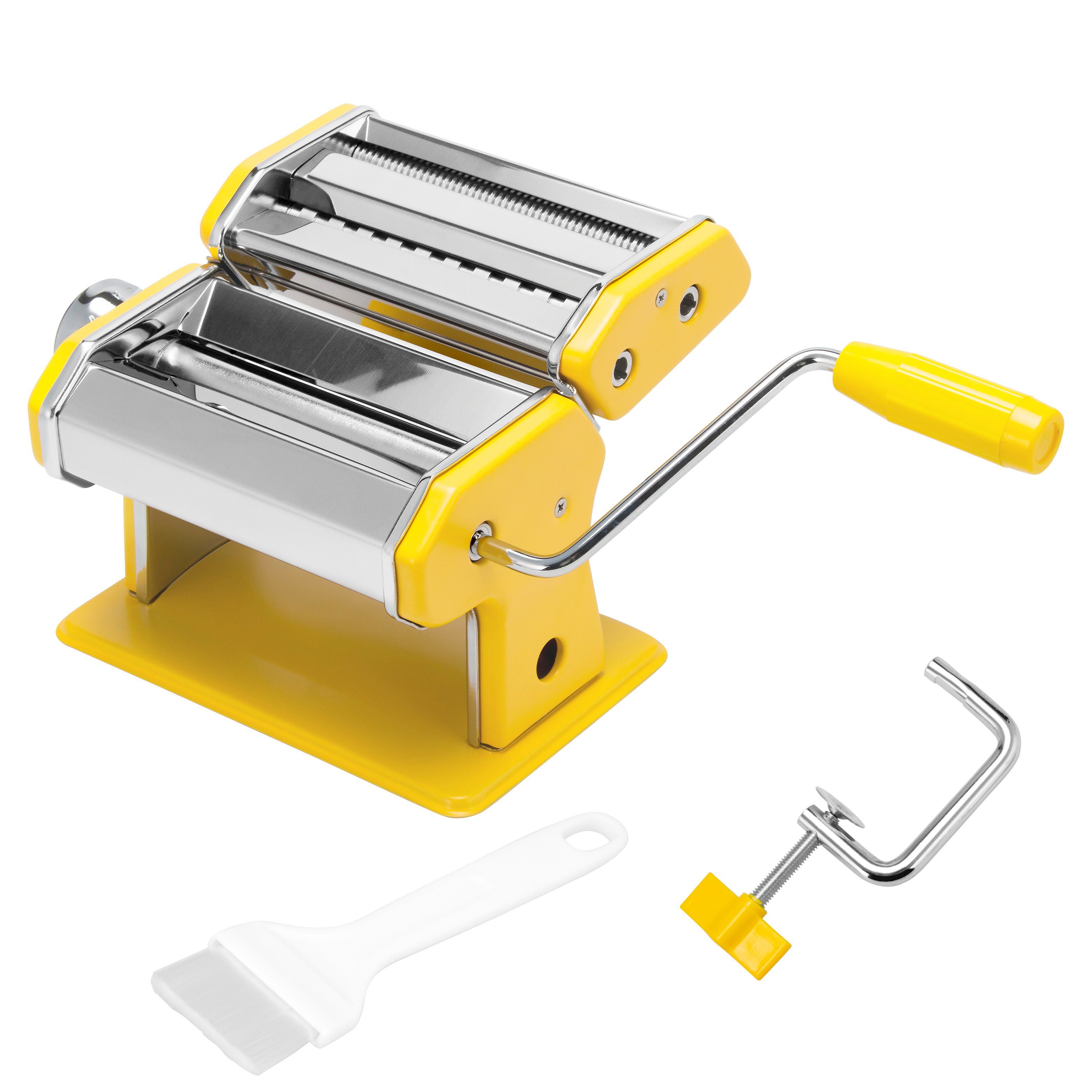 bremermann Nudelmaschine bremermann Nudelmaschine Edelstahl/Metall gelb - für Spaghetti, Pasta