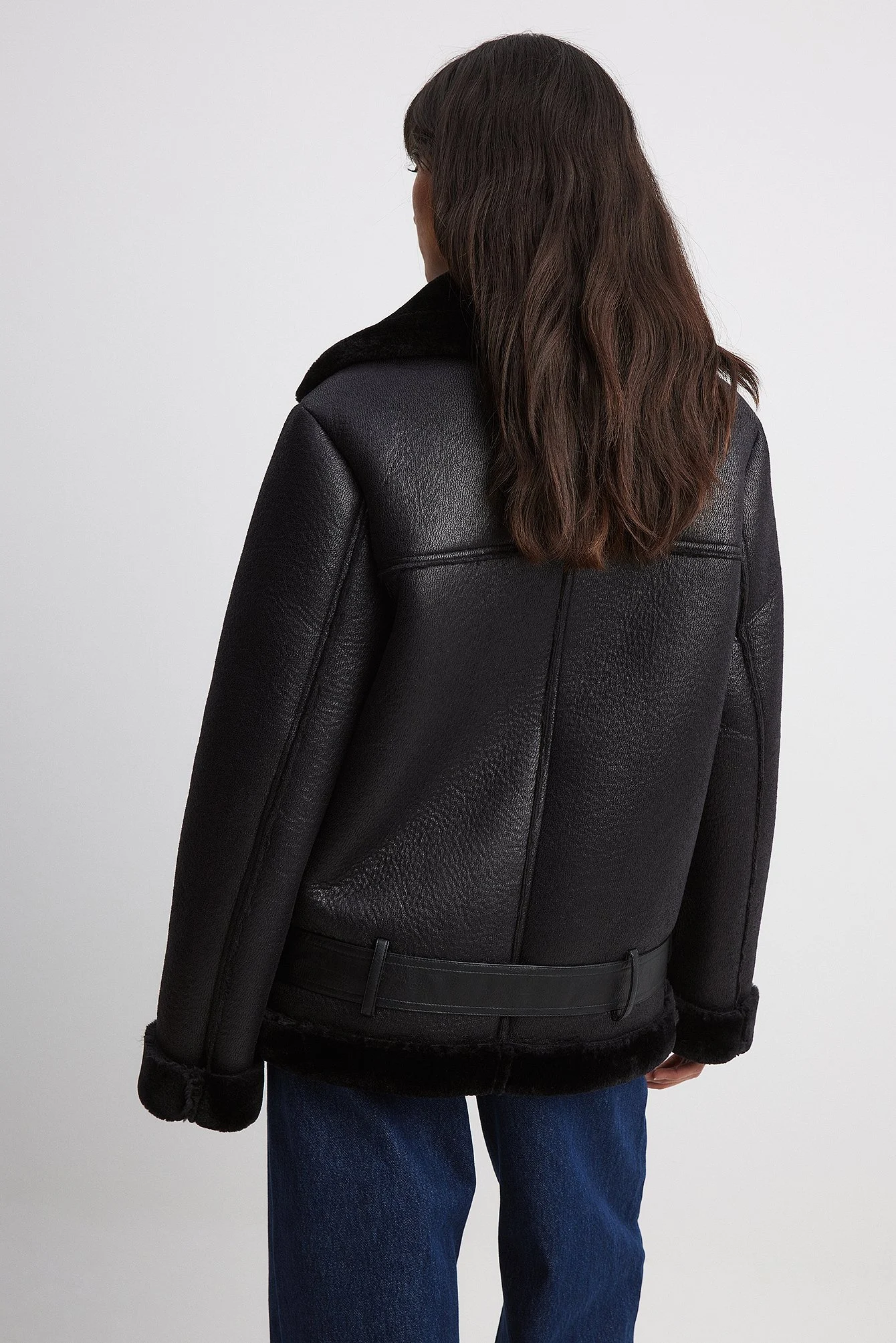 Klassische Bonded-Aviator-Jacke