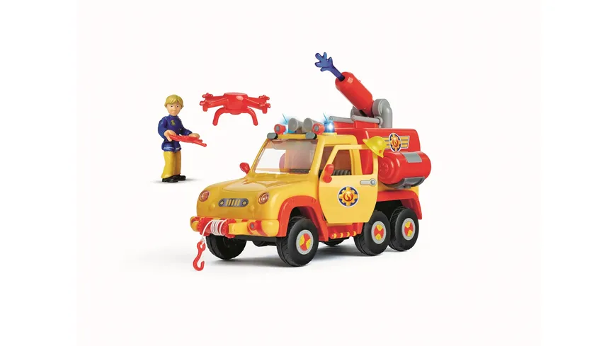 Simba - Feuerwehrmann Sam - Sam Feuerwehrauto Venus 2.0 mit Figur