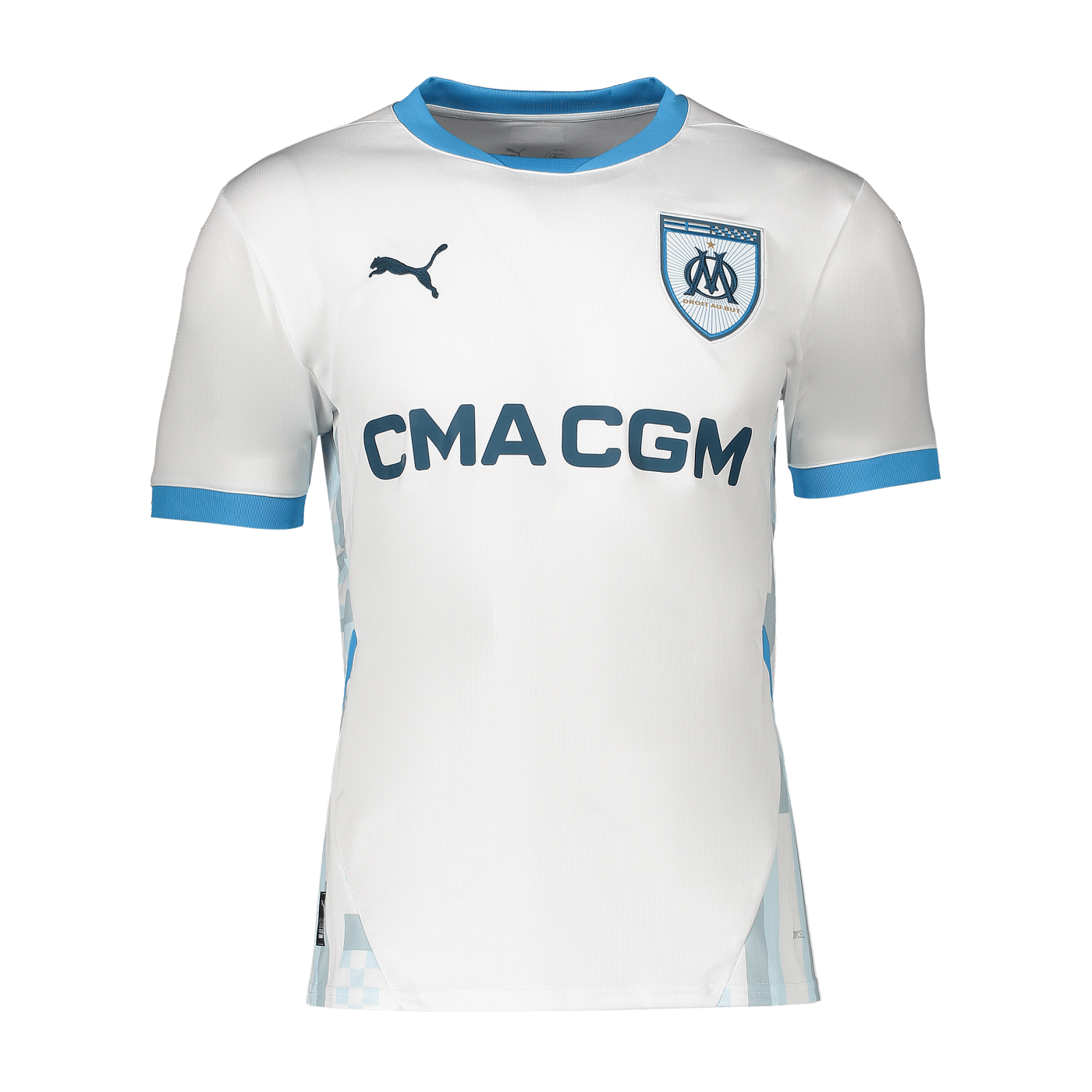 PUMA Olympique Marseille Trikot Home 2024/2025 Kids Weiss F01