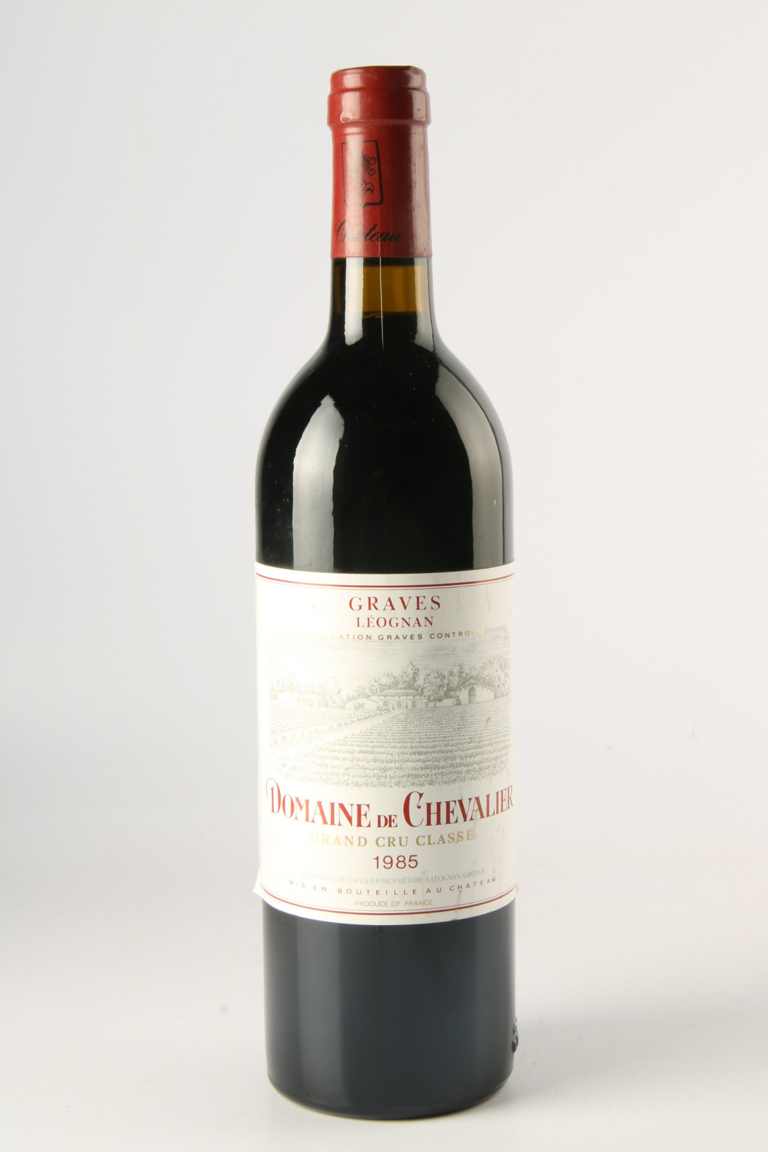 Vin 1985 CHÂTEAU DOMAINE DE CHEVALIER 1985, Pessac Leognan. Vin ancien - SoDivin
