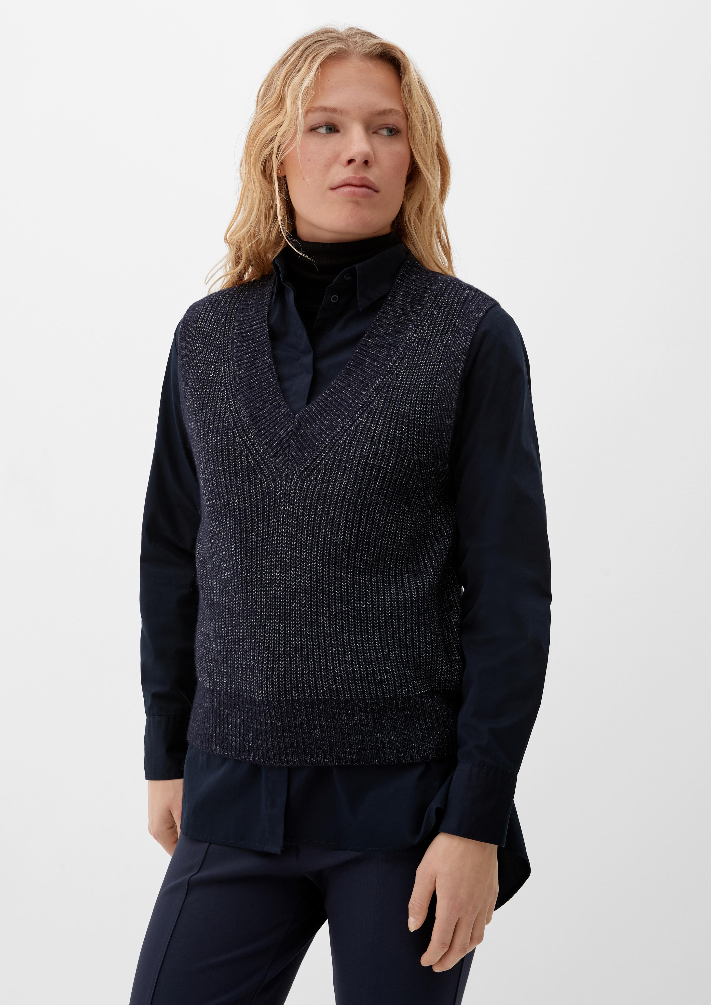 Strickpullunder mit V-Ausschnitt  2124205-5959