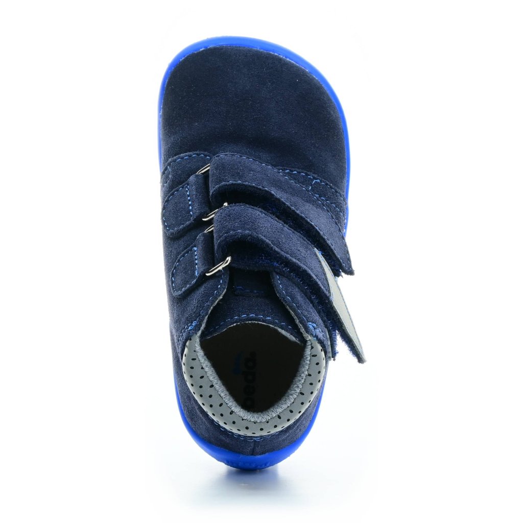 Beda Daniel mit Membran (BF 0001/W/M/2) dunkelblaue Barfuß-Stiefeletten