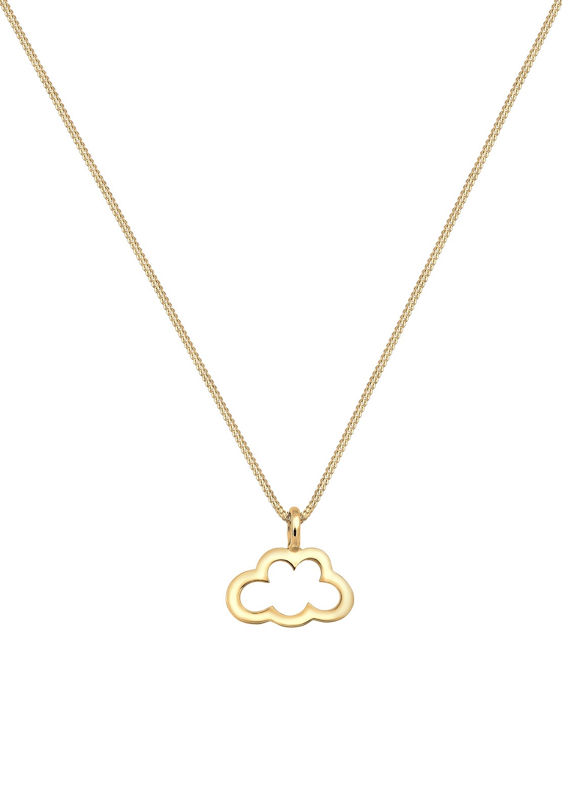 Collana Elli da donna con intagli a forma di nuvola - (925/1000) Argento