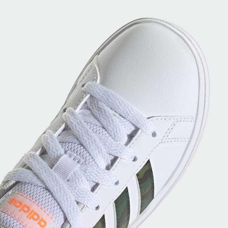 adidas Grand Court Lifestyle Lace Tennis Schuh Sneaker Kinder