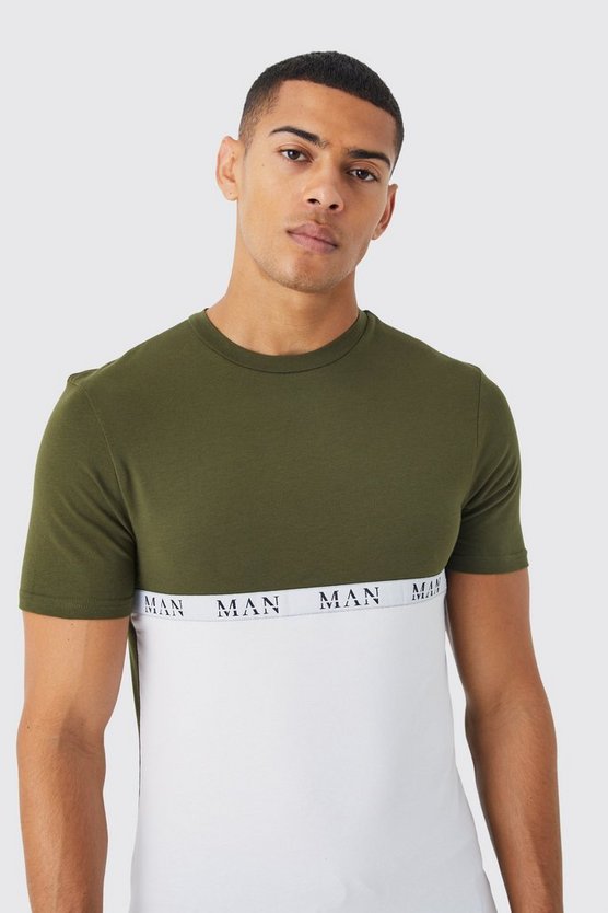 Muscle-Fit Colorblock T-Shirt