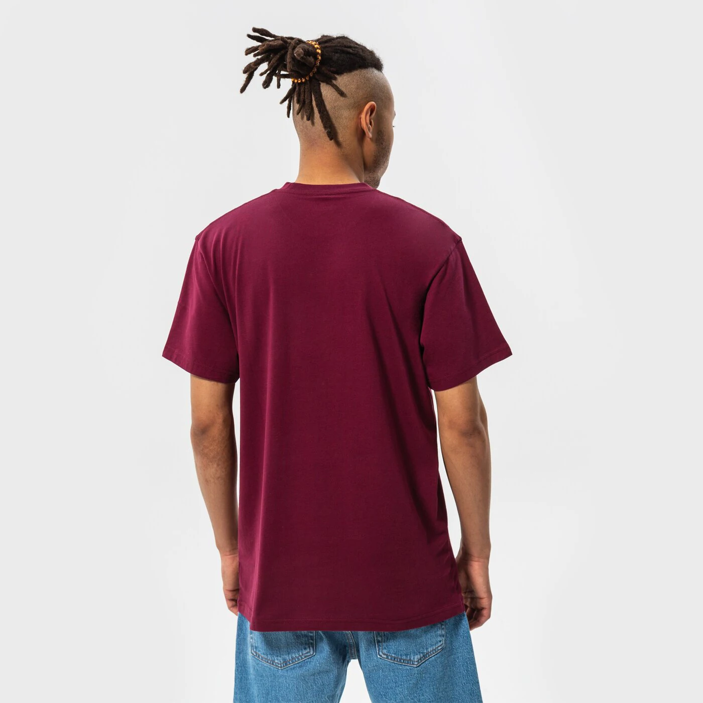 VANS T-SHIRT MN LEFT CHEST LOGO TEE BURGUNDY Dunkelrot