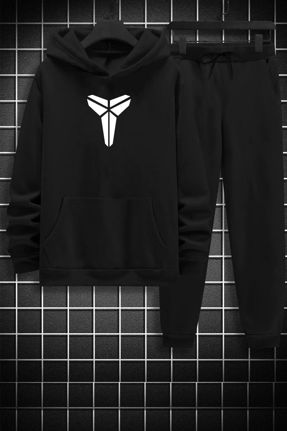 uyguntarz  Unisex-Trainingsanzug-Set mit Kobe-Aufdruck