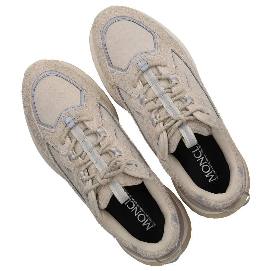 Moncler - Sneaker low LITE RUNNER Wildleder - beige