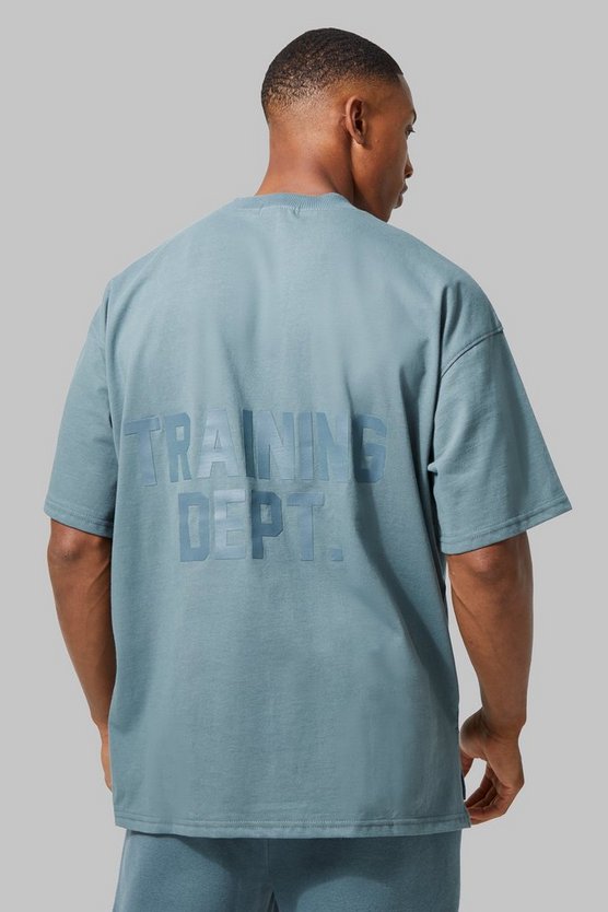 Oversize T-Shirt mit Active Training Dept Print