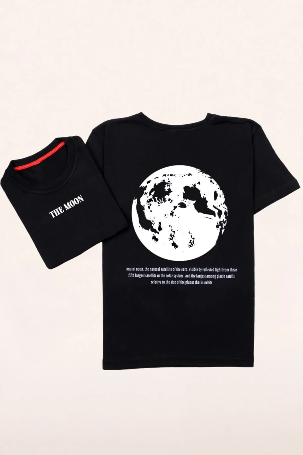 trendypassion  T-Shirt mit „Moon Back“-Aufdruck