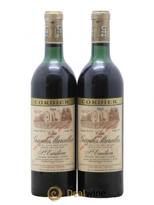 Saint-Émilion Clos Des Grandes Murailles Cordier 1964 - Lot de 2 Bouteilles