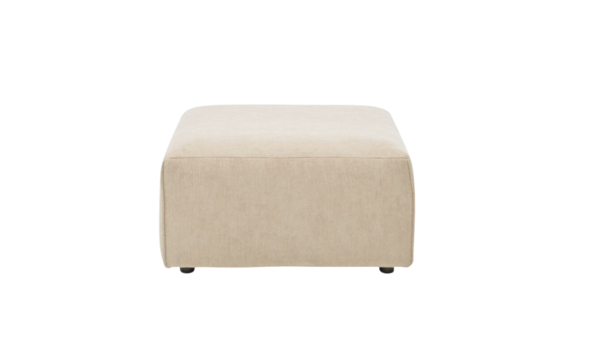 Roomio Polsterhocker No. 4100 Champagner 80 x 80 cm