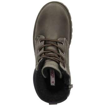 s.Oliver Schnür Boots in grün