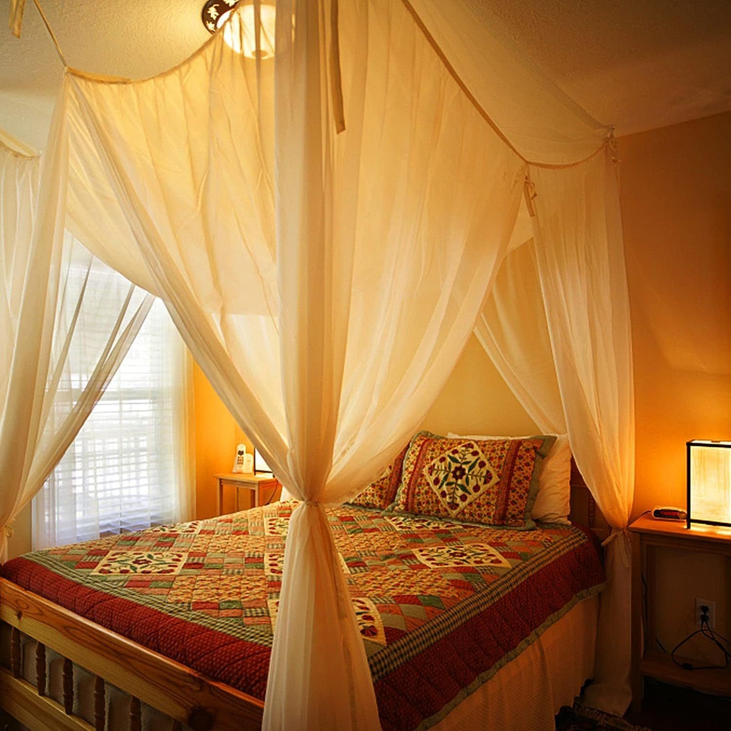 Einemgeld Moskitonetz Moskitonetz Doppelbett Universelles Quadratisches - 210 * 190 * 240CM