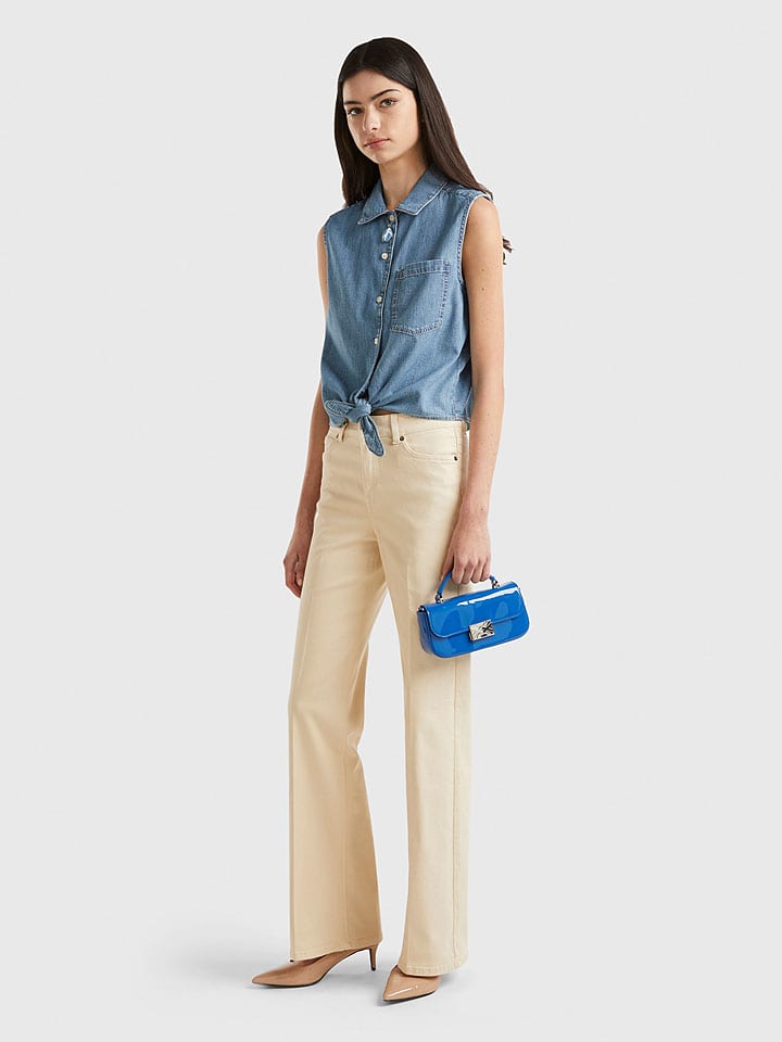 Benetton Jeans - Flare fit - in Beige günstig kaufen