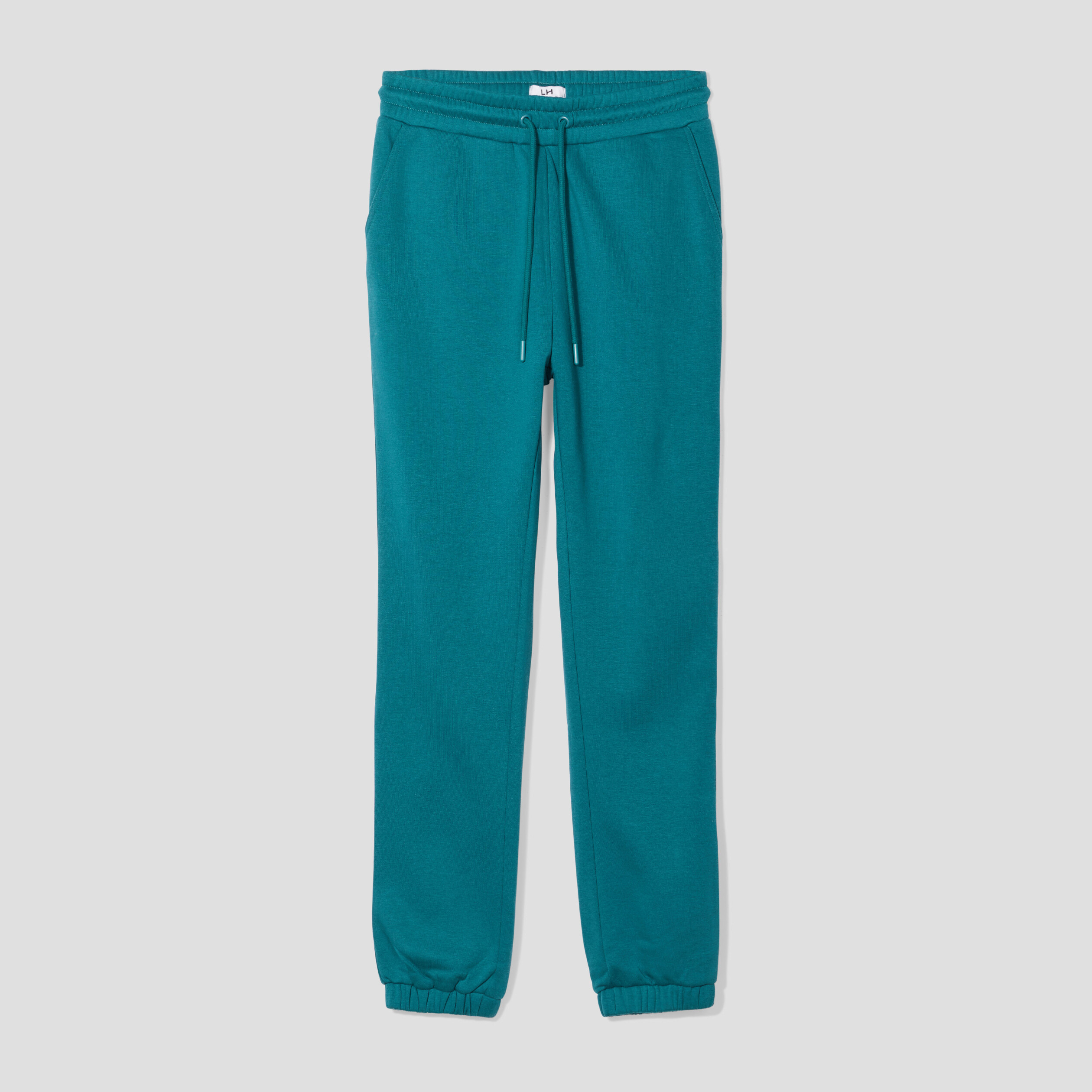 Pantalon jogging droit molleton vert émeraude femme | La Halle