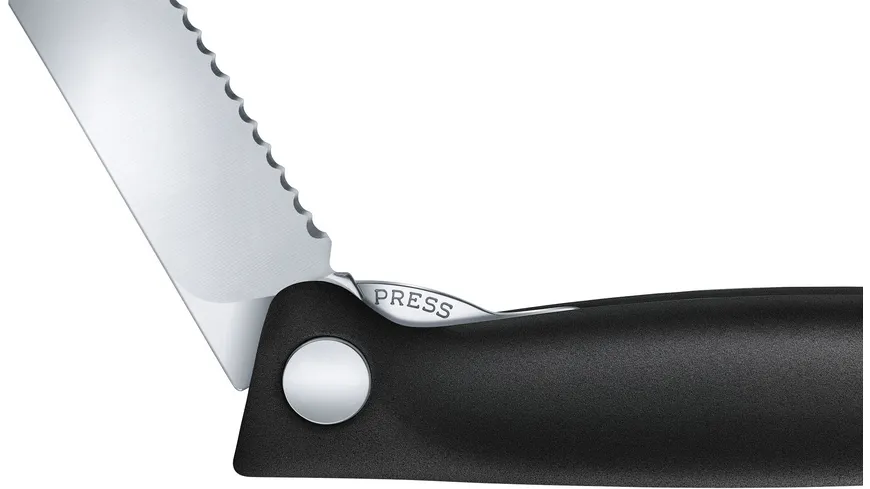 VICTORINOX Faltbares Gemüsemesser Swiss Classic schwarz