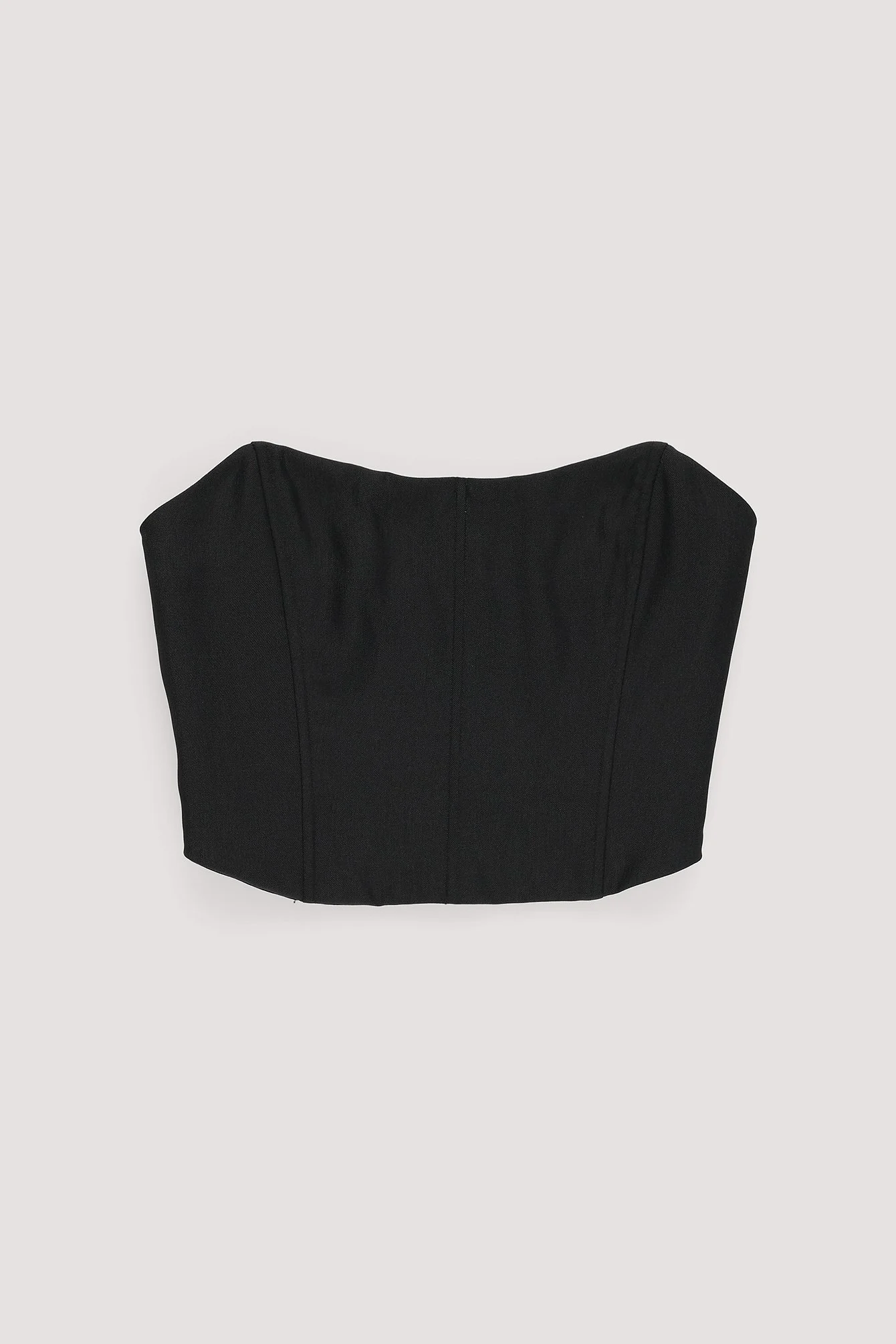 Recyceltes Korsett-Oberteil mit Smock-Rücken