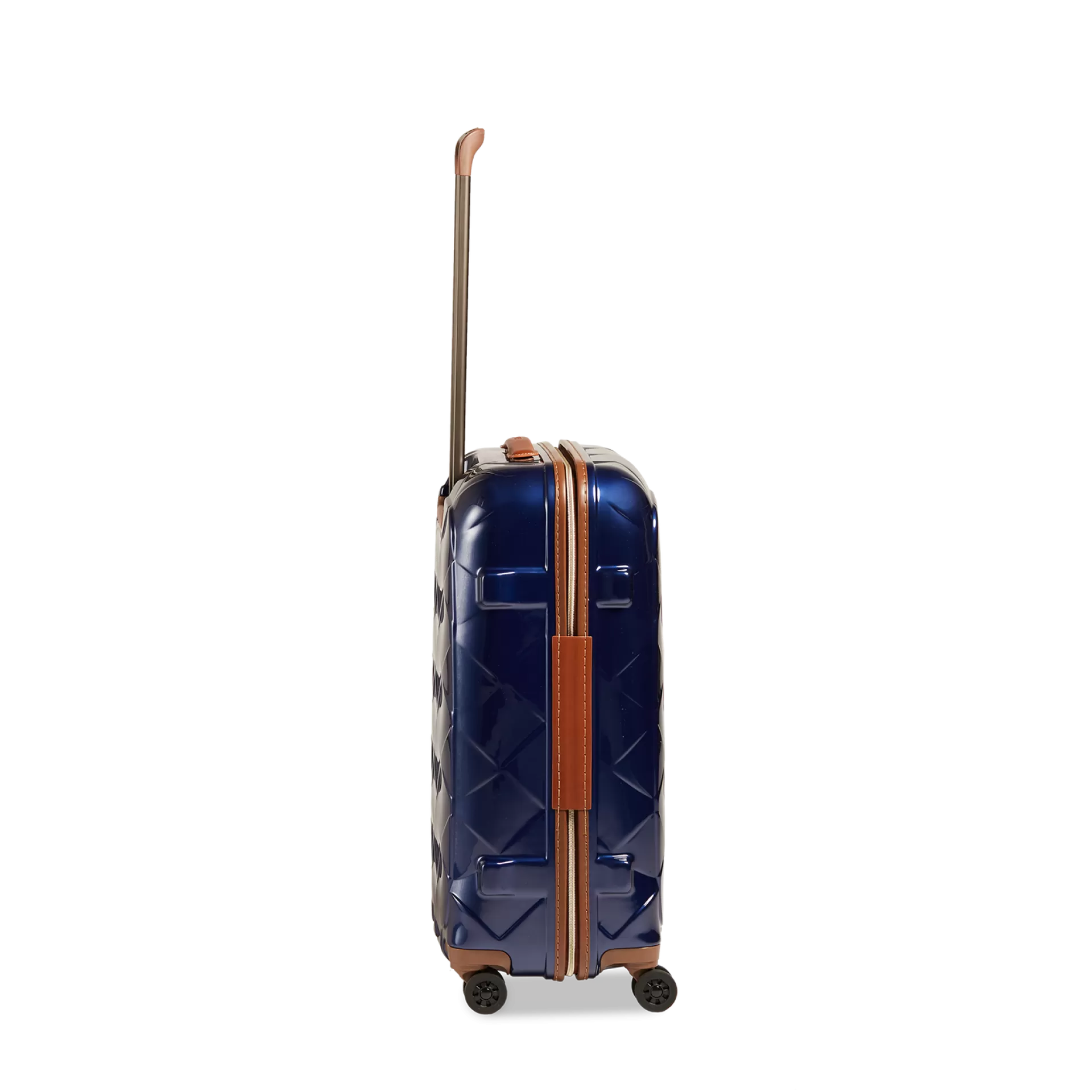 Stratic Leather&More - Hartschalen-Koffer M (bis 66cm) - Blue