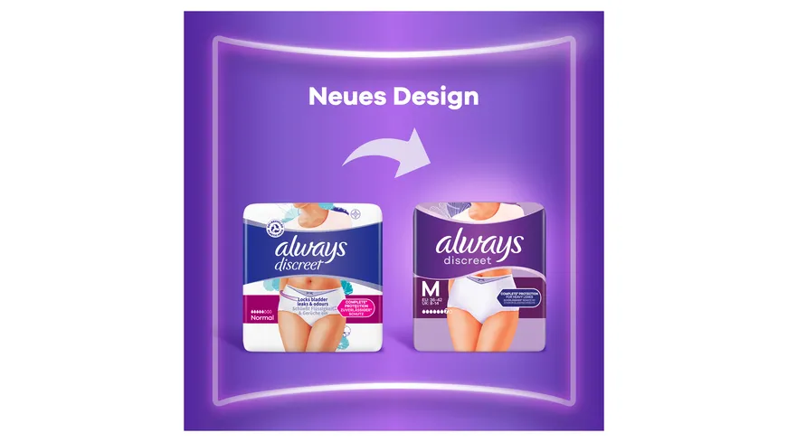 always discreet Inkontinenz Höschen Gr. L Monatspackung