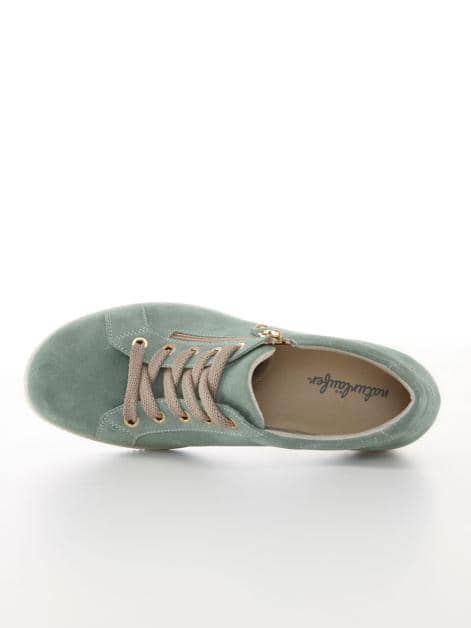Schnürschuhe mit zusätzlichem Reißverschlus