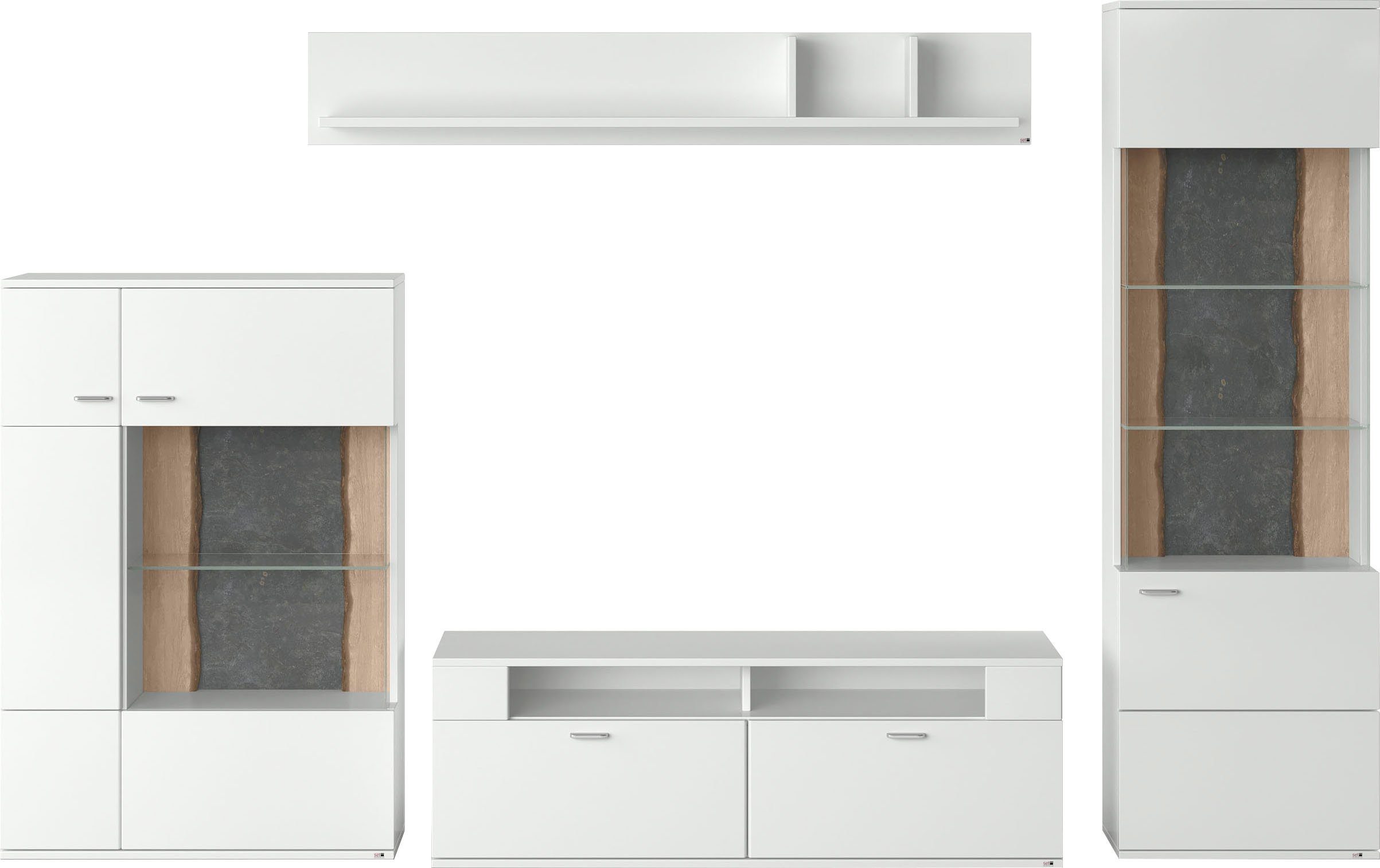 set one by Musterring Wohnwand TACOMA, (Set, 4-St), Typ 52, mit Wandboard