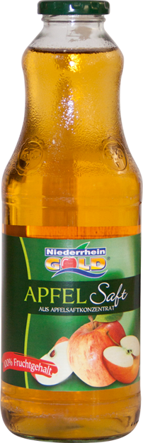 Niederrhein-GOLD Apfelsaft klar