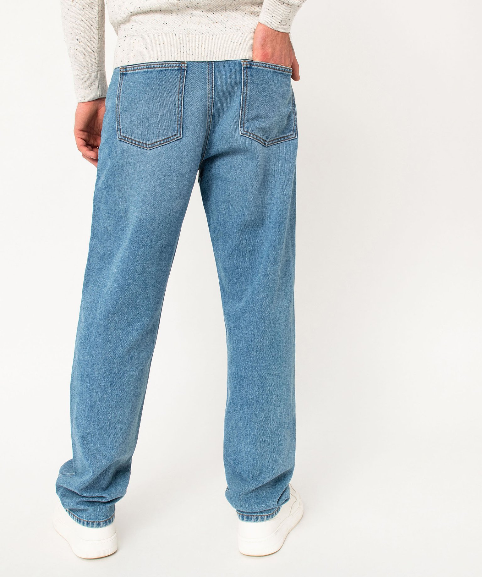 Jean loose délavé homme stone | GEMO