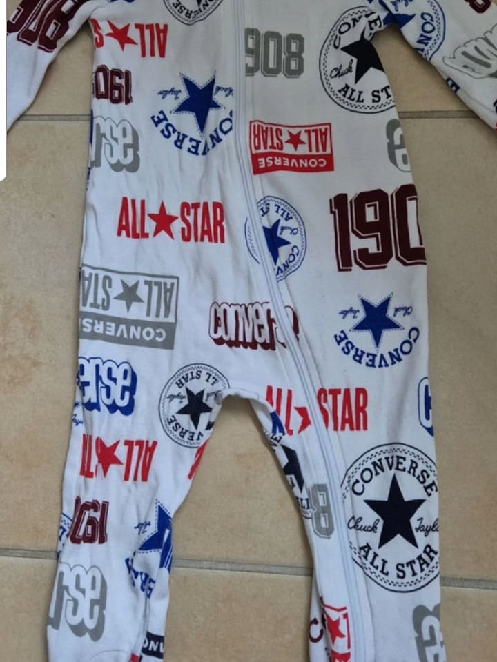 Converse Strampler in Weiß günstig kaufen 68/74
