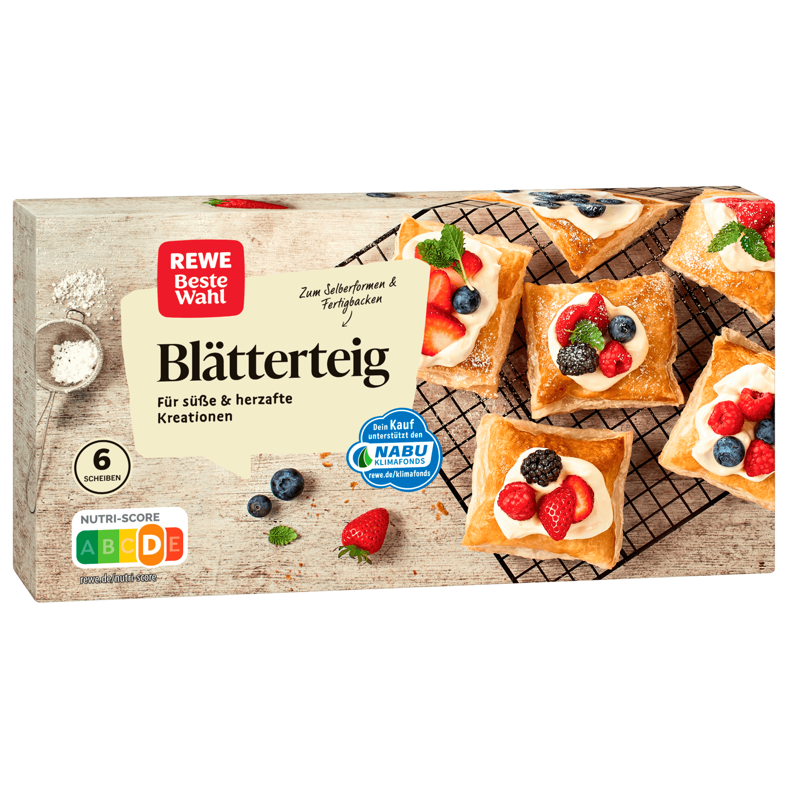REWE Beste Wahl Blätterteig 450g