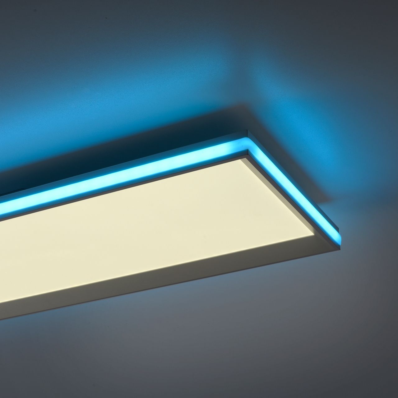JUST LIGHT LED Deckenleuchte GALACTICA, CCT   RGB Rainbow, dimmbar, Funk-FB, rechteckig, Innenleuchte, IP20