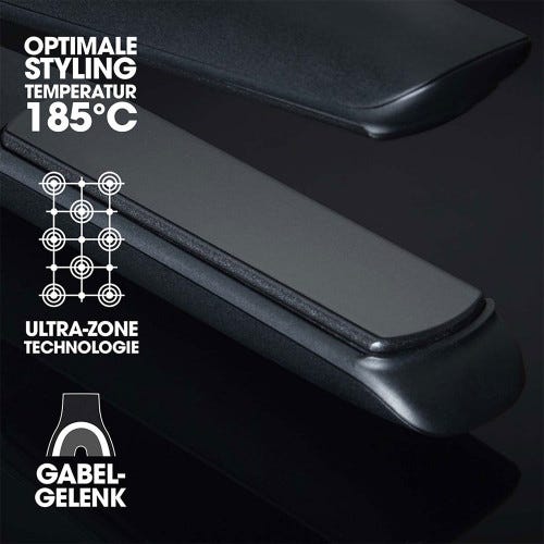 ghd platinum+ Glätteisen schwarz & bodyguard Hitzeschutz Pflegebundle