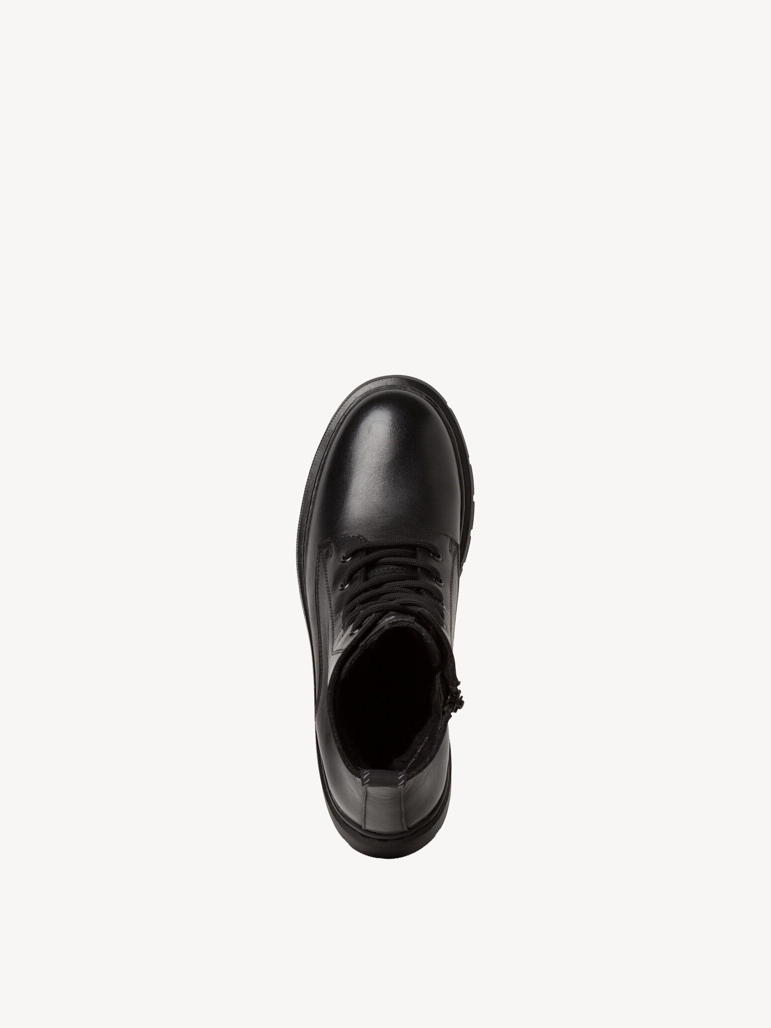 Bottine en cuir - noir doublure chaude