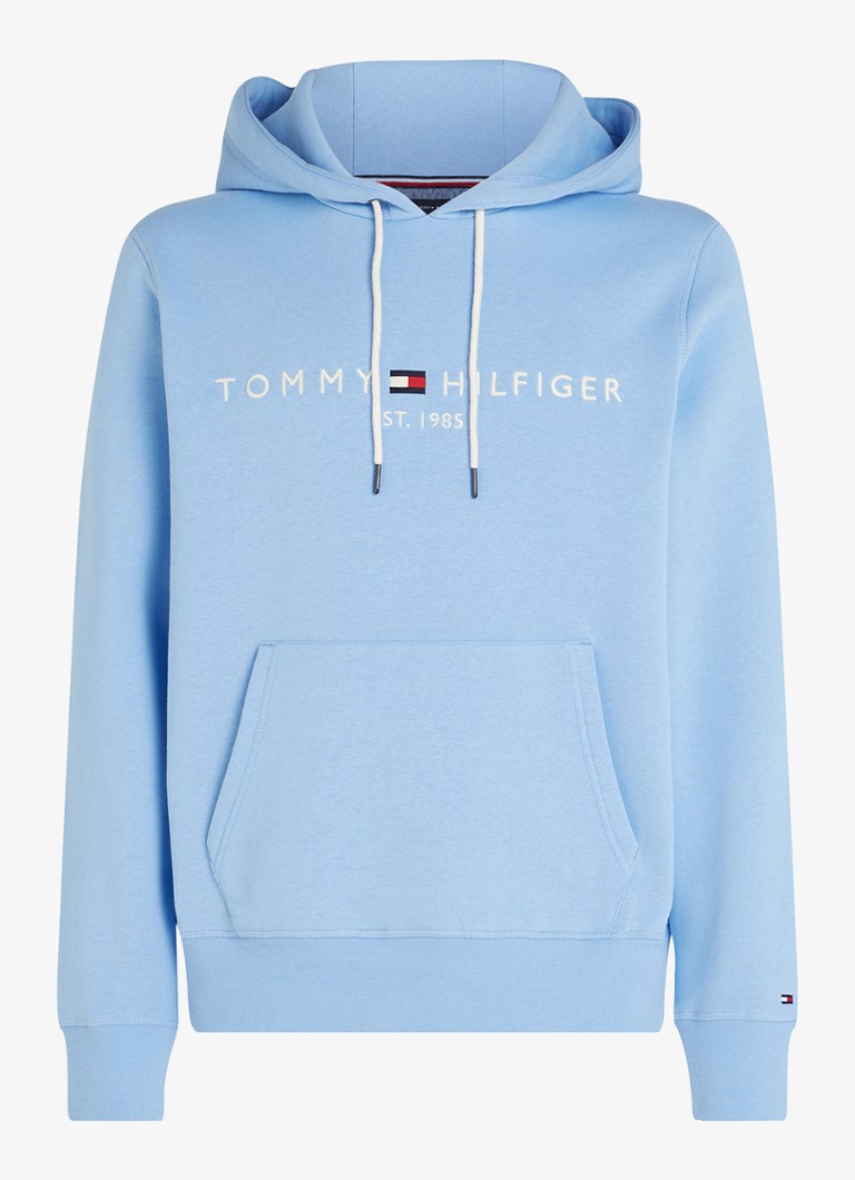 Tommy Hilfiger hoodie with kangaroo pocket and logo embroidery