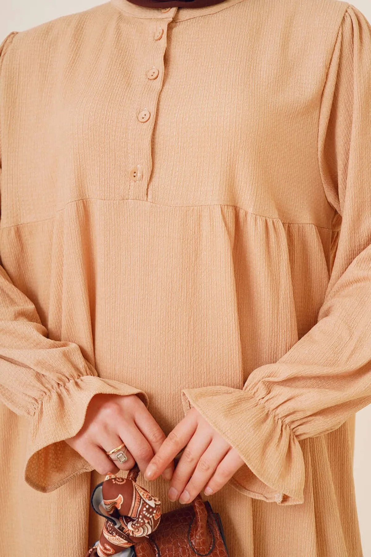 VOLT CLOTHİNG  Wickel-Doppelanzug für Damen mit Knopfleiste vorne