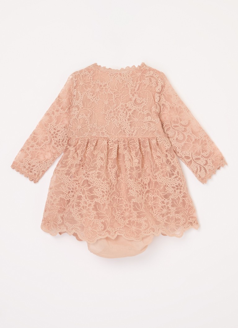 Rochie-tunică scurtă Lil' Atelier NBFRoseli din amestec de bumbac organic