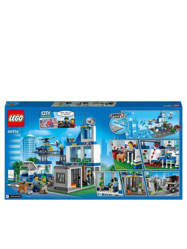 LEGO City Polizeistation in Mehrfarbig ab 6 Jahre günstig kaufen onesize