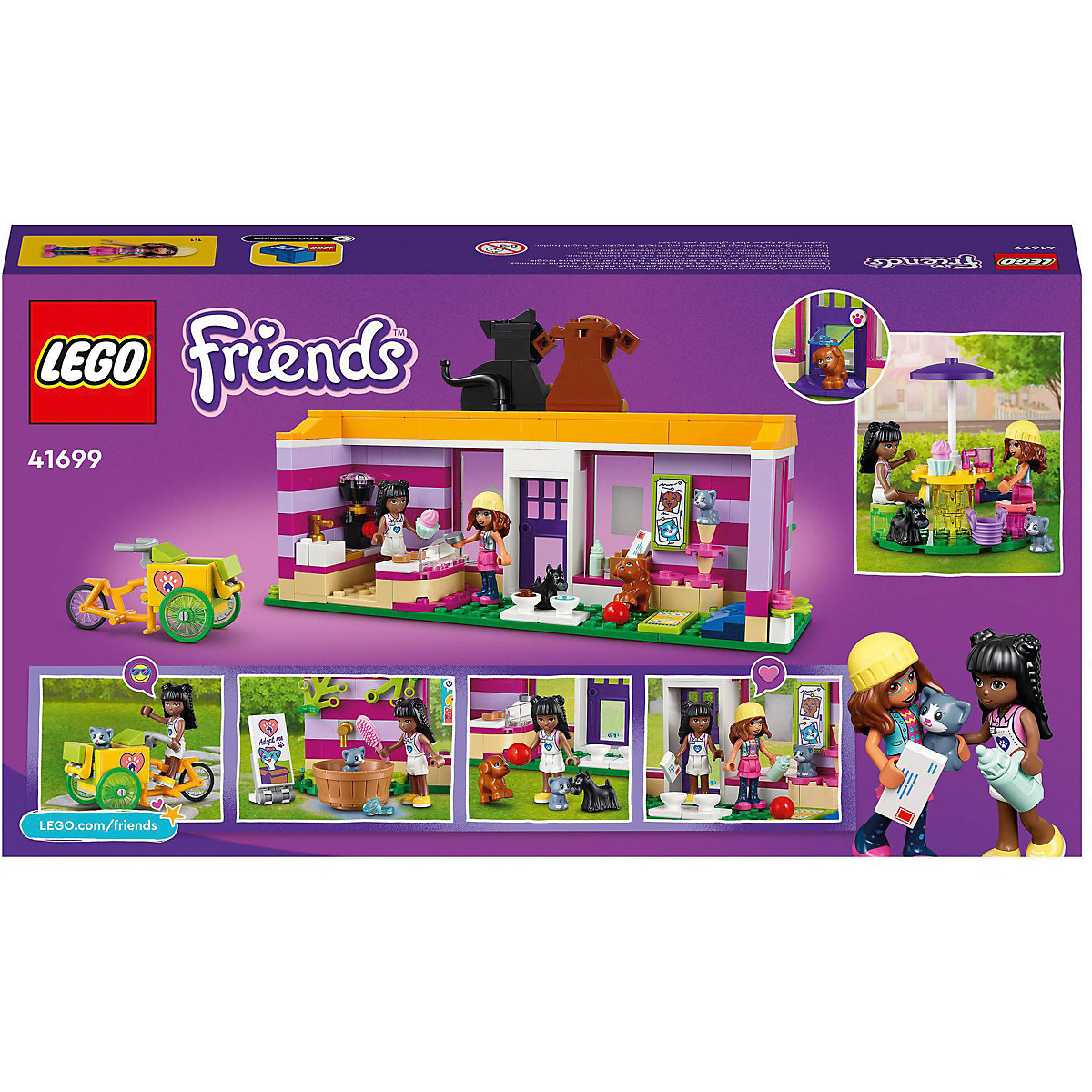 LEGO® Friends 41699 Tieradoptionscafé
